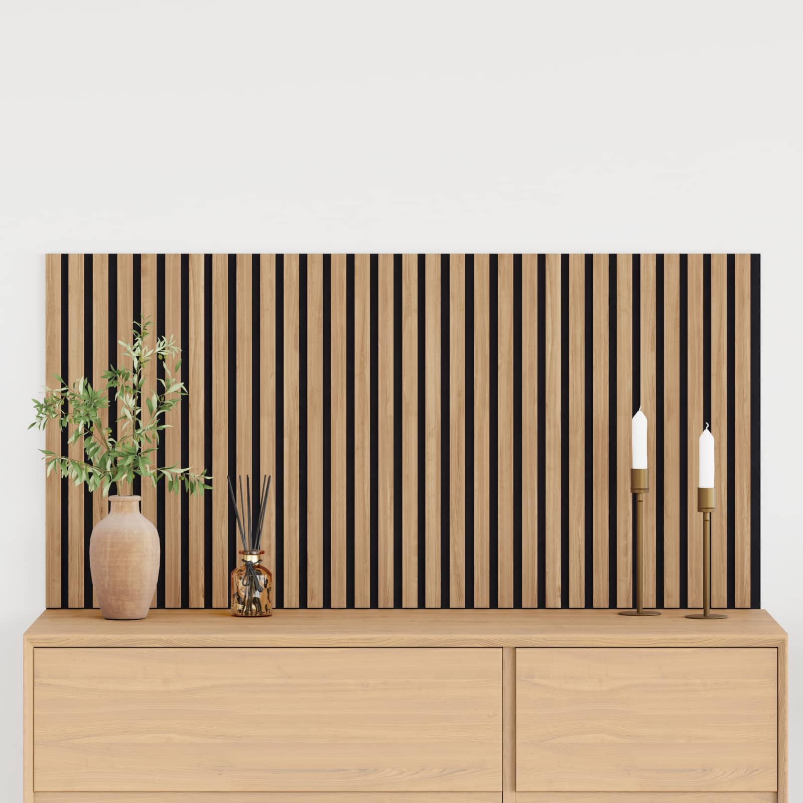 vidaXL Panele ścienne 2 pcs naturalny 60,5 x 60 cm