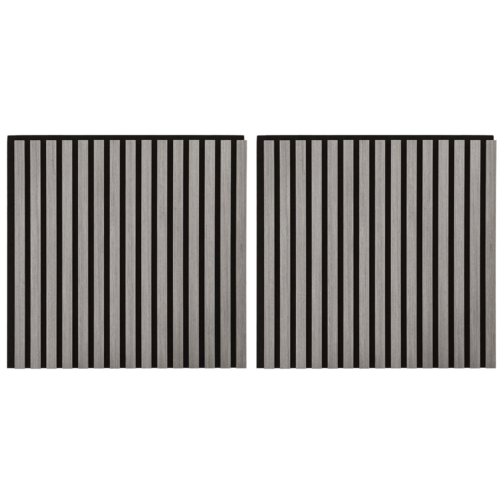 vidaXL Panele ścienne 2 pcs Szary 60,5 x 60 cm