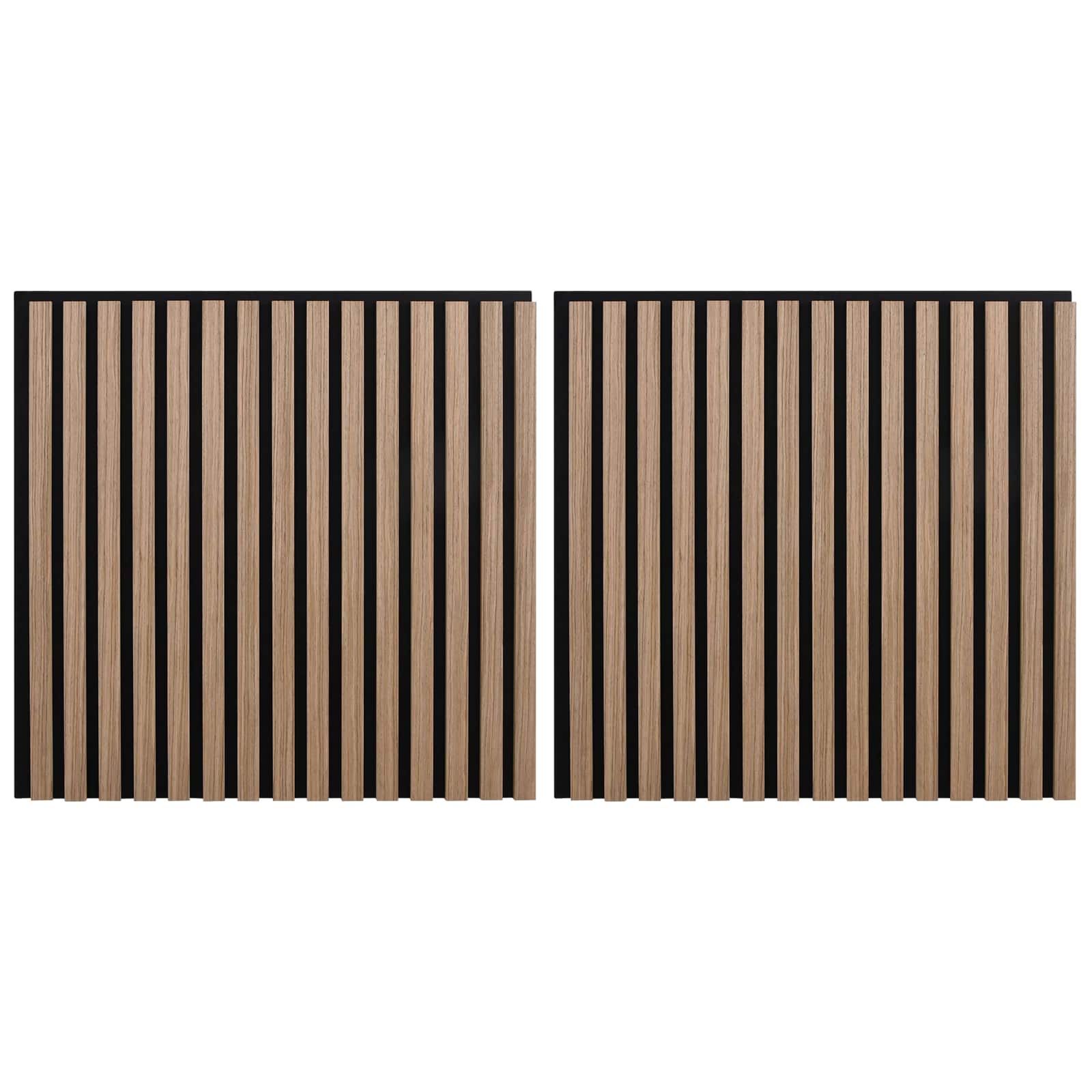 vidaXL Panele ścienne 2 pcs brązowy 60,5 x 60 cm