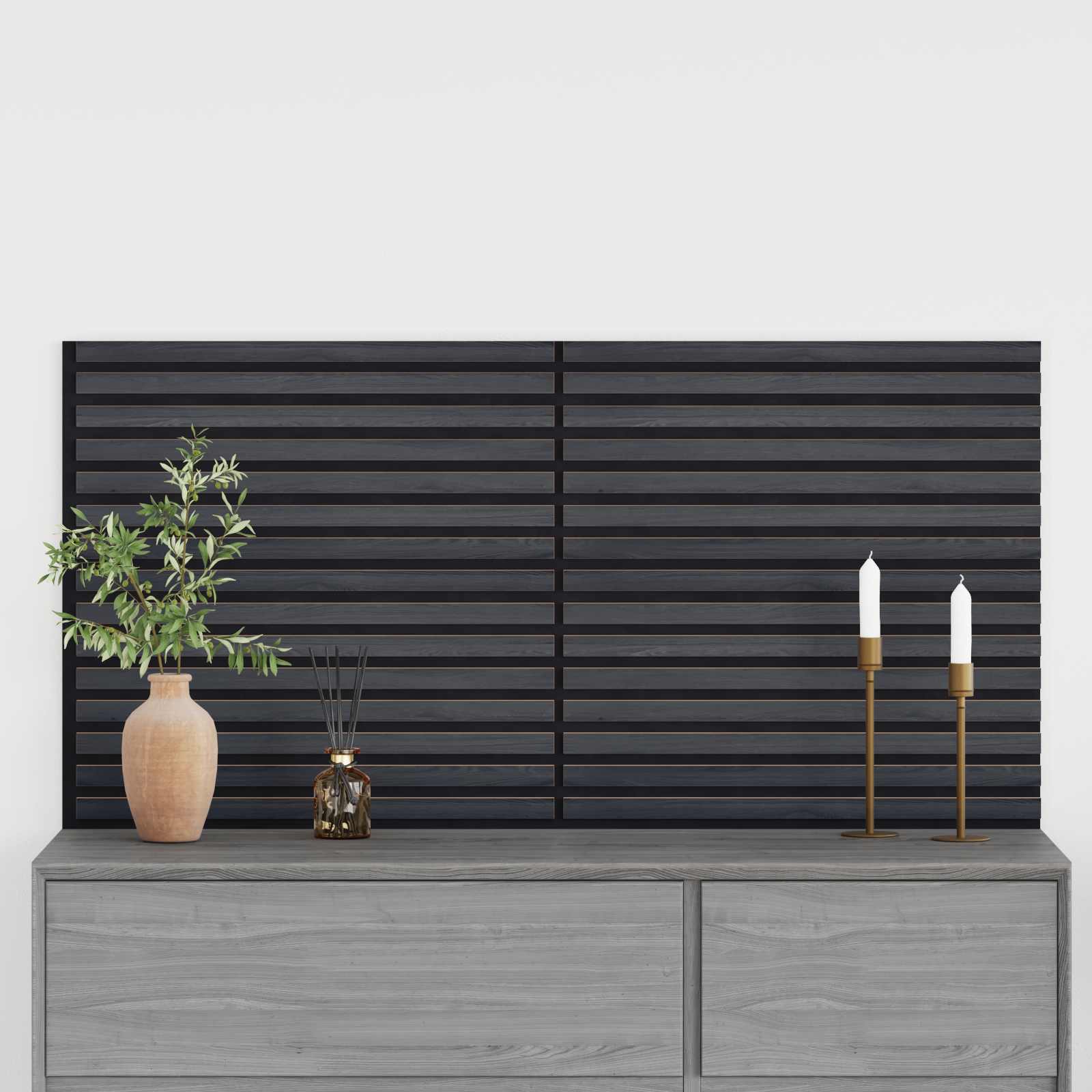 vidaXL Panele ścienne 2 pcs antracytowy 60,5 x 60 cm