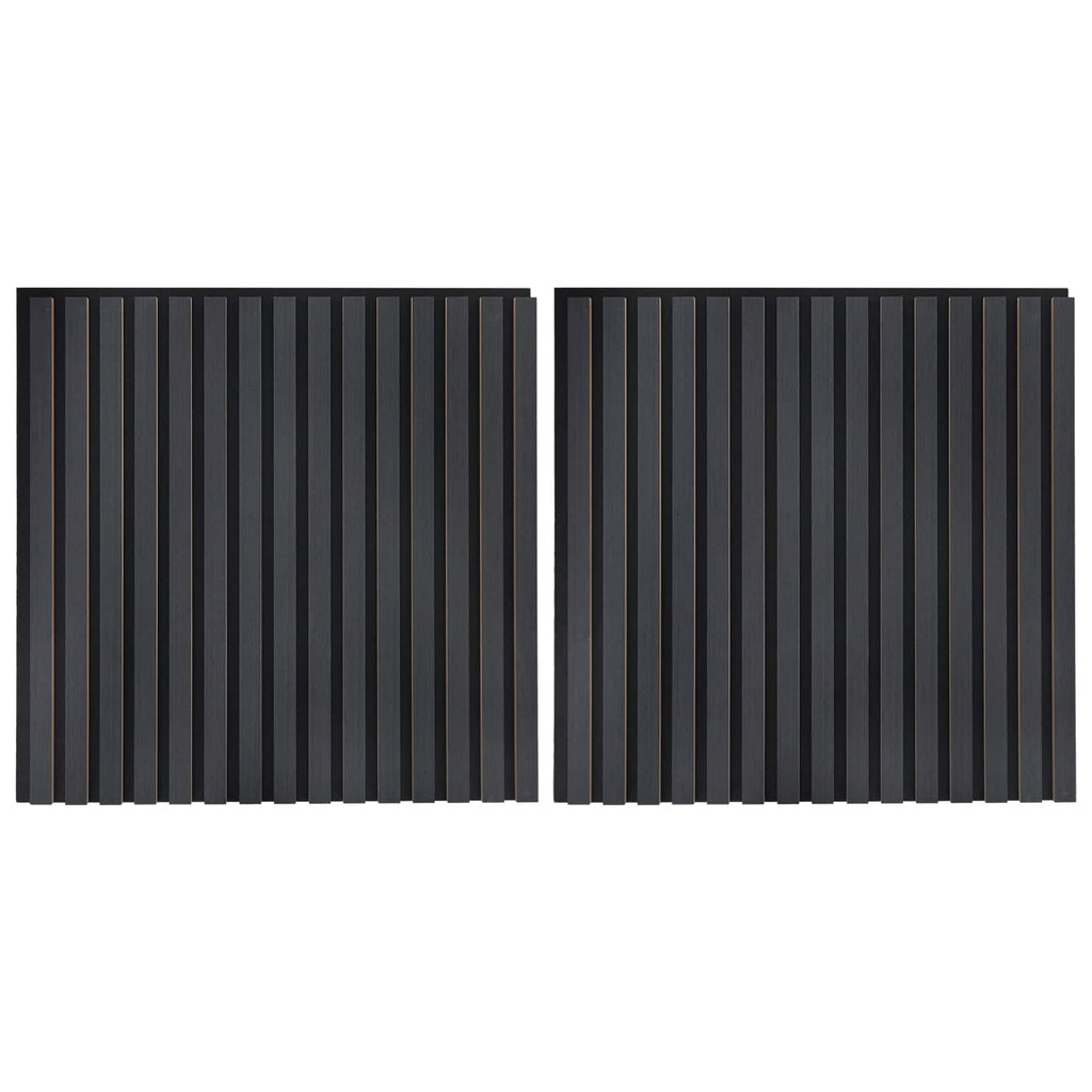 vidaXL Panele ścienne 2 pcs antracytowy 60,5 x 60 cm