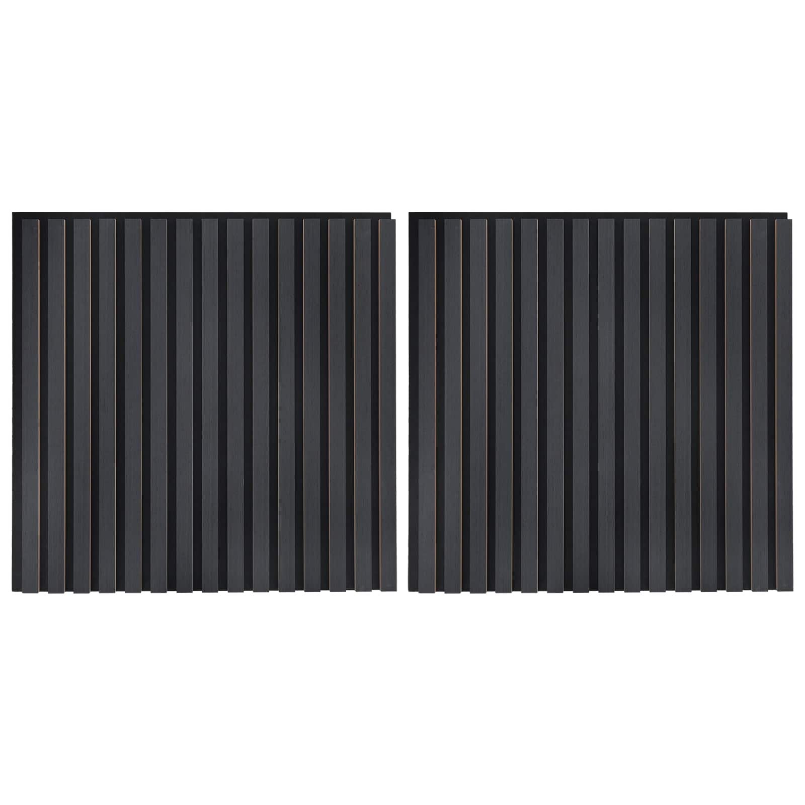 vidaXL Panele ścienne 2 pcs antracytowy 60,5 x 60 cm