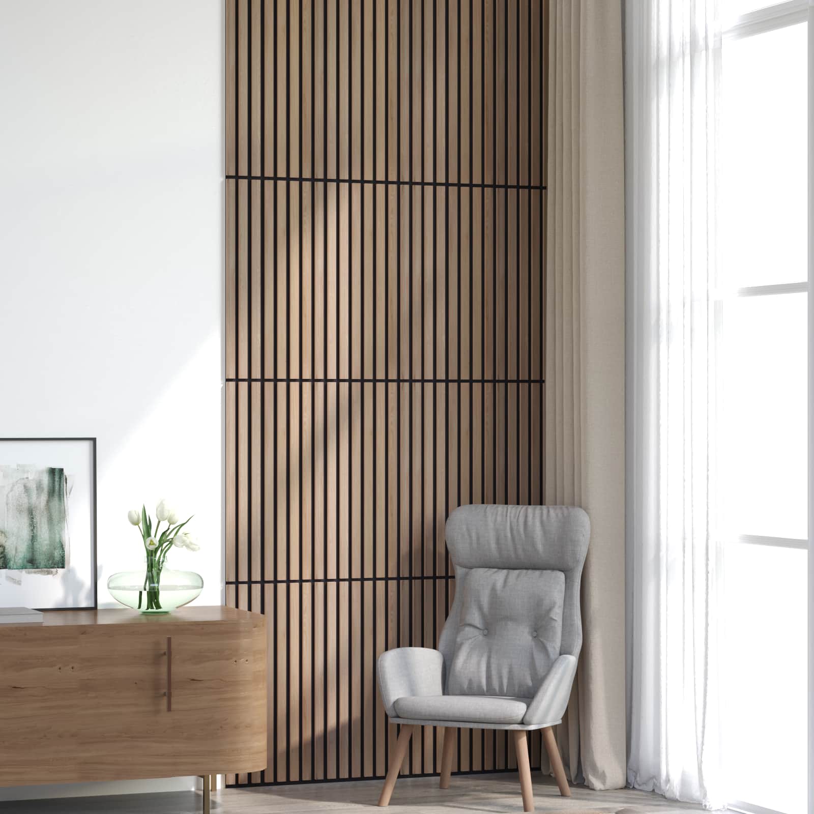 vidaXL Panele ścienne 8 pcs brązowy 60,5 x 60 cm