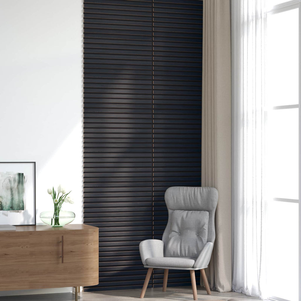 vidaXL Panele ścienne 8 pcs antracytowy 60,5 x 60 cm