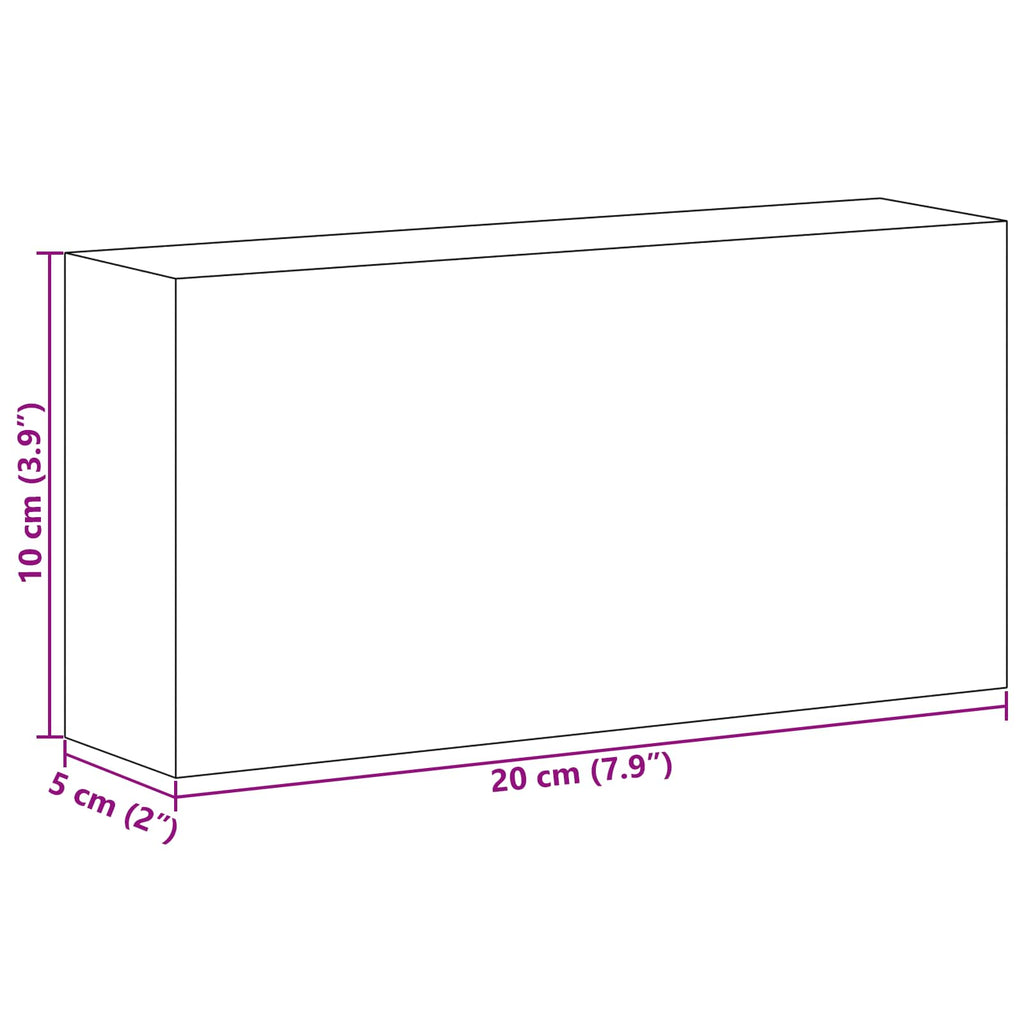 vidaXL Kamienie Solne 10 pcs różowy 20 x 10 x 5 cm Sól kamienna