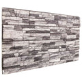 vidaXL Panele ścienne 10 pcs Ciemnoszary i jasnoszary 100 x 50 cm