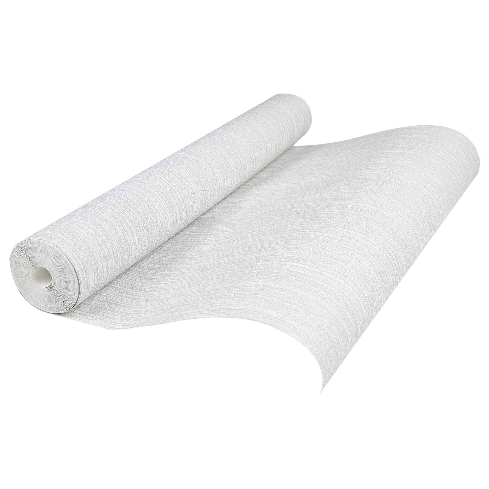 vidaXL Tapeta 3D Solid jasnoszary 10 x 0,53 m Tkanina nienałożona