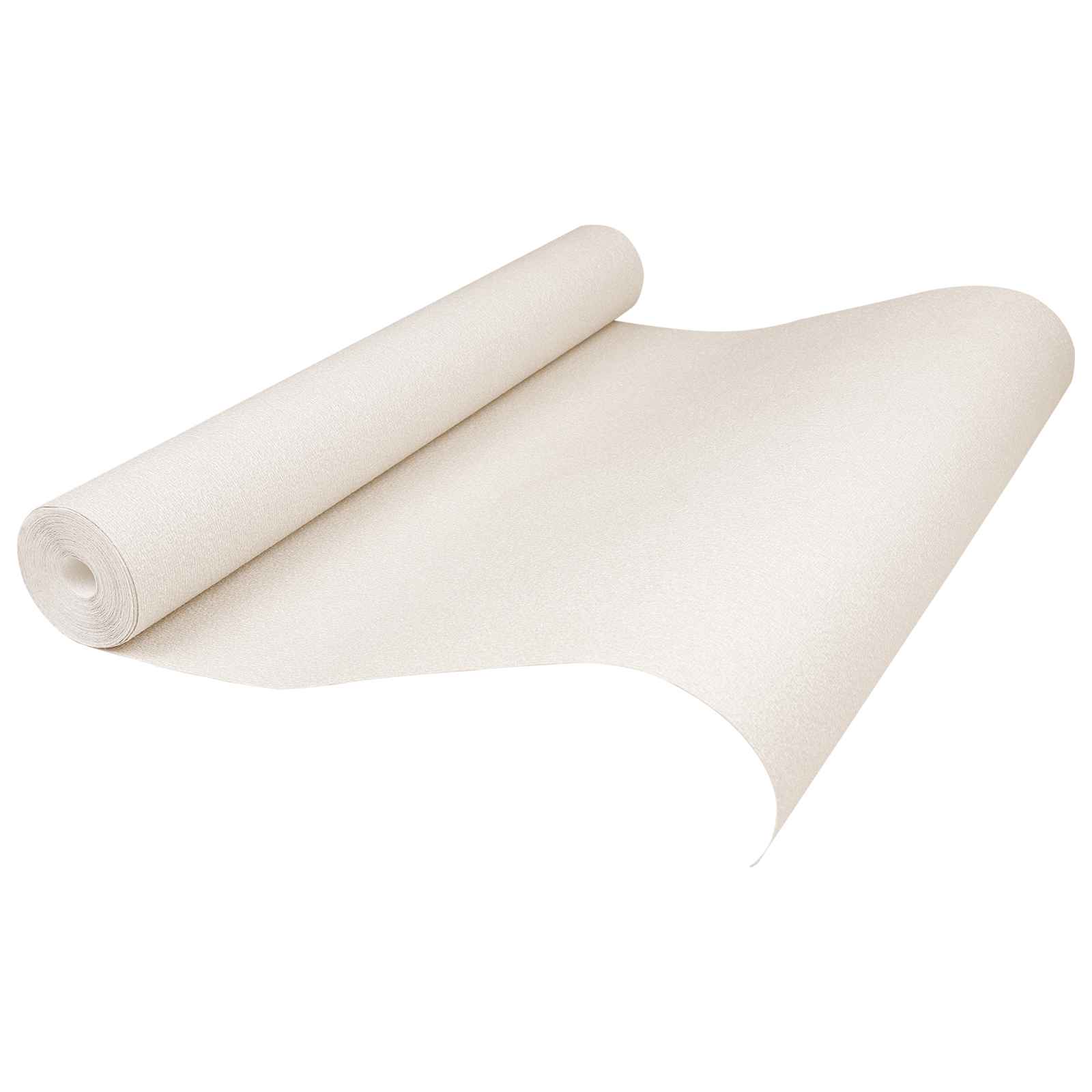 vidaXL Tapeta 3D Solid Paski kremowy 10 x 0,53 m Tkanina nienałożona