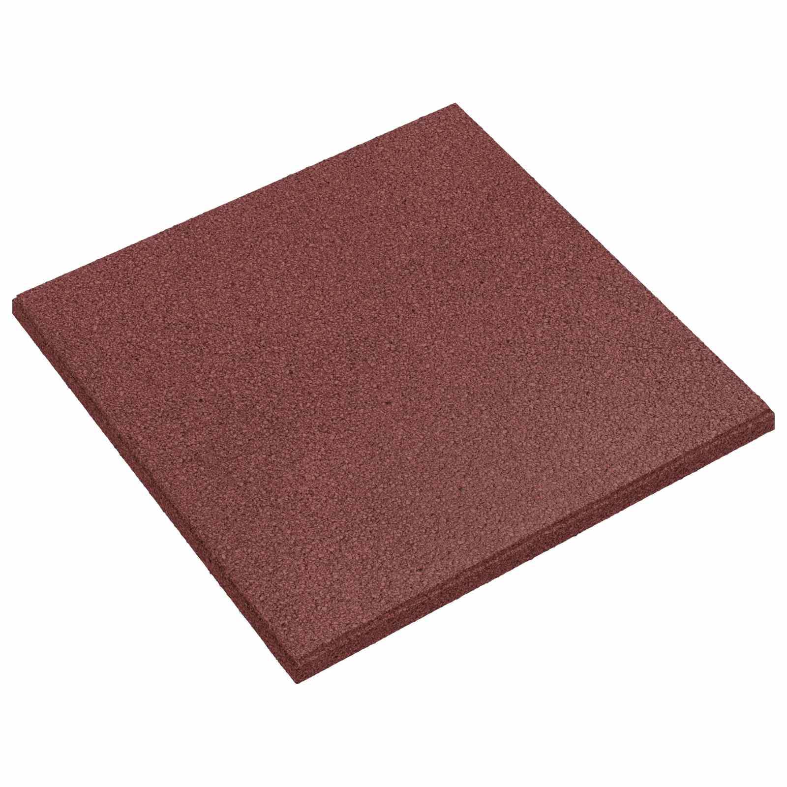 vidaXL Płytki ochronne przed upadkiem 6 pcs czerwony 50 x 50 cm Guma