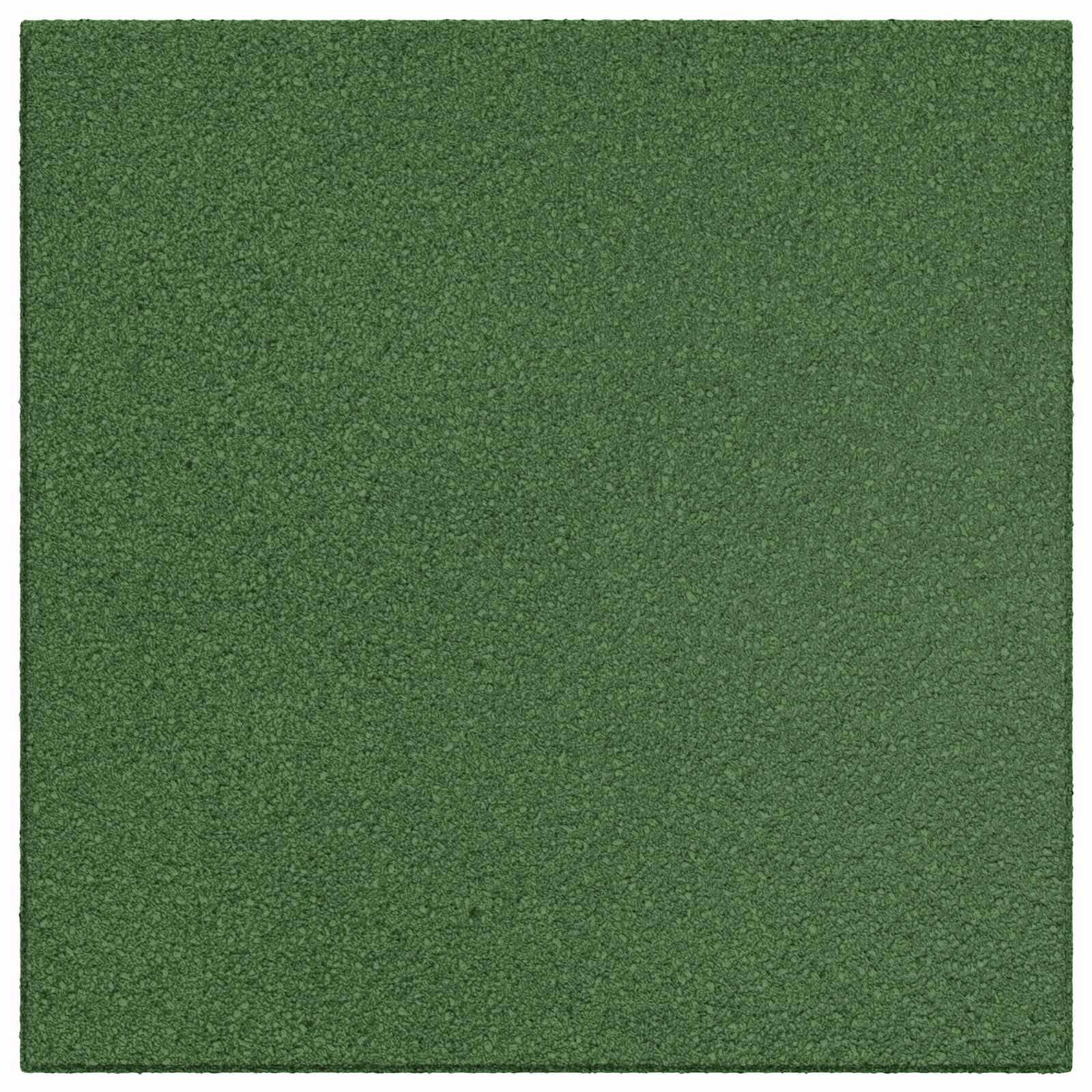 vidaXL Płytki ochronne przed upadkiem 6 pcs zielony 50 x 50 cm Guma