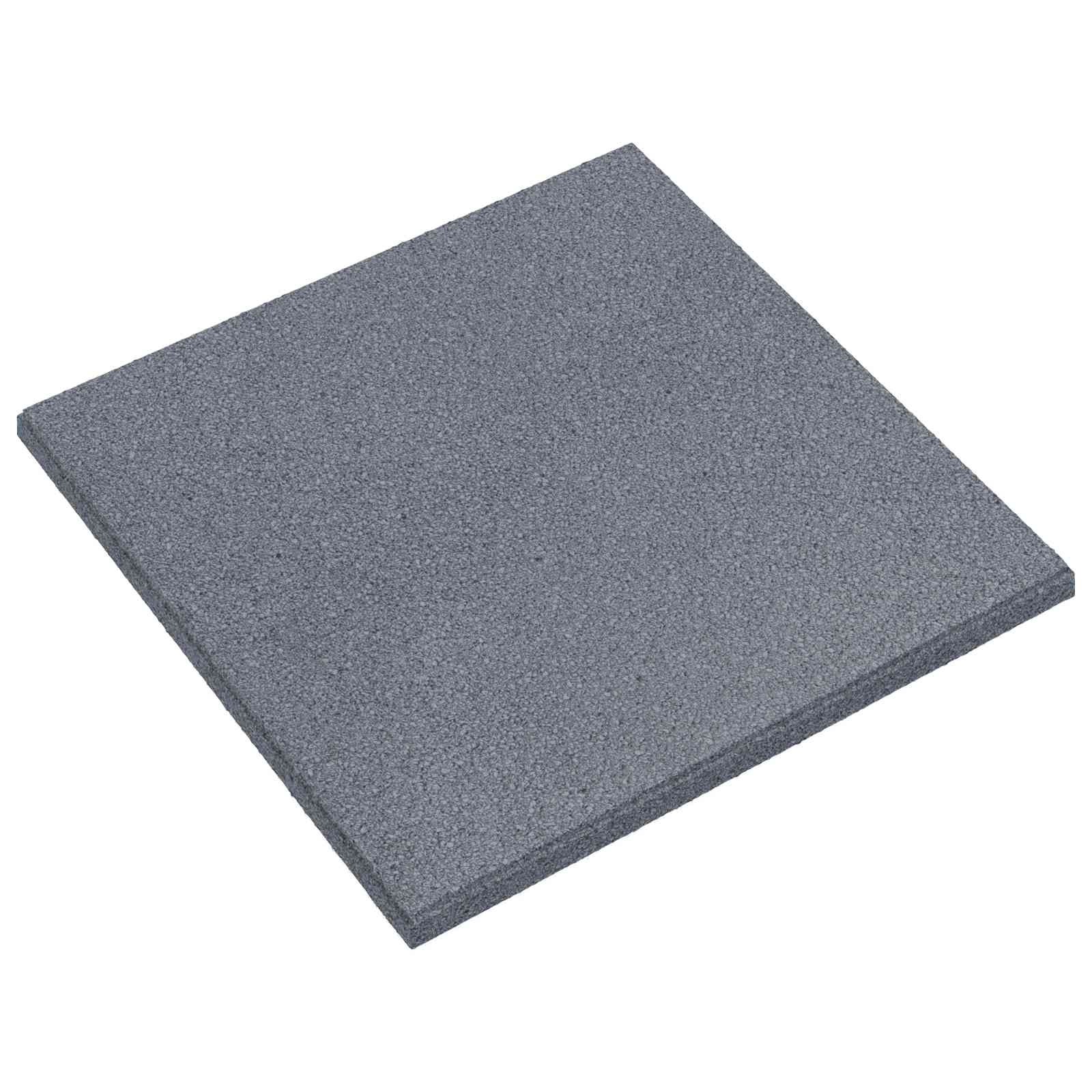 vidaXL Płytki ochronne przed upadkiem 6 pcs Szary 50 x 50 cm Guma