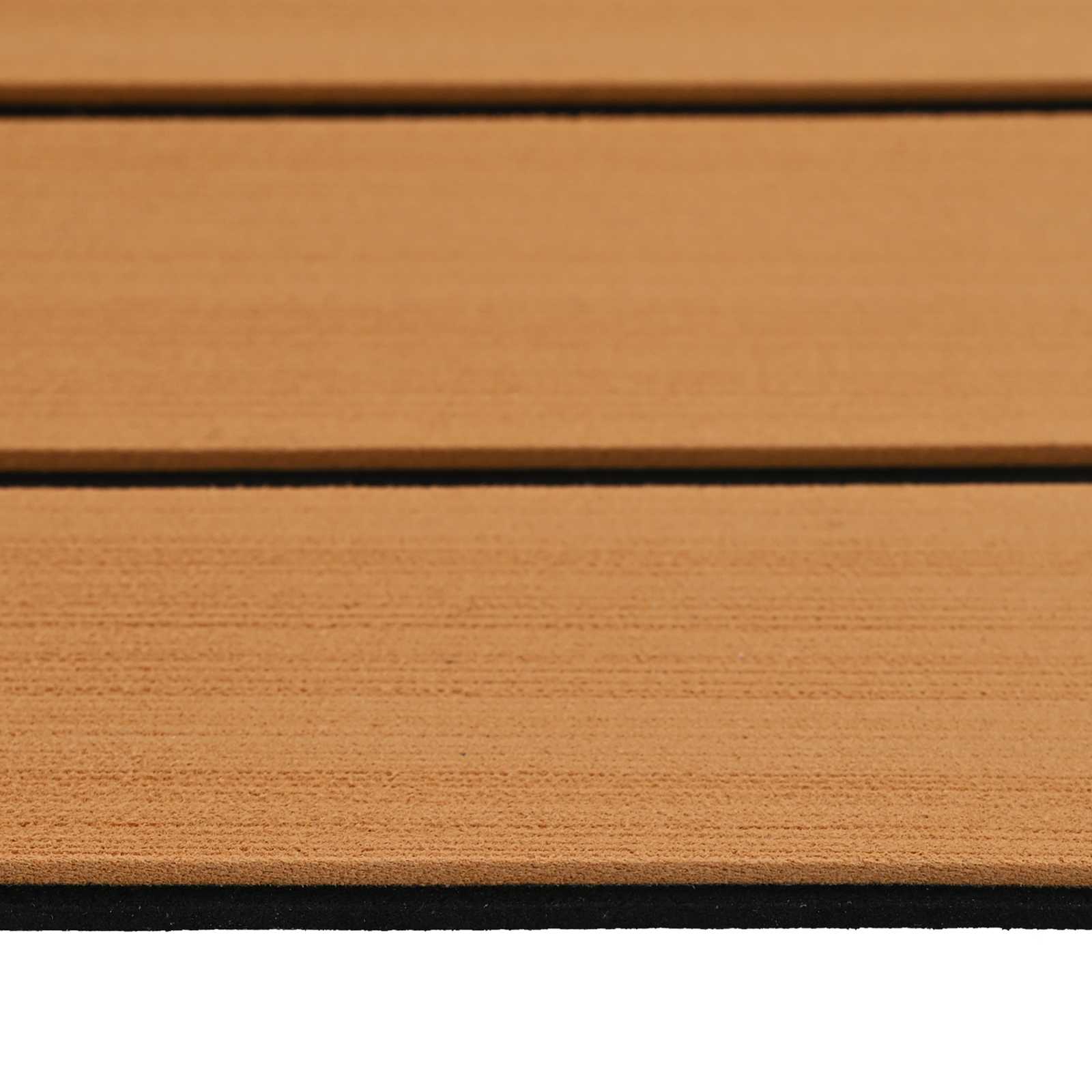 vidaXL Mata Łodziowa brązowy i czarny 240 x 90 cm EVA