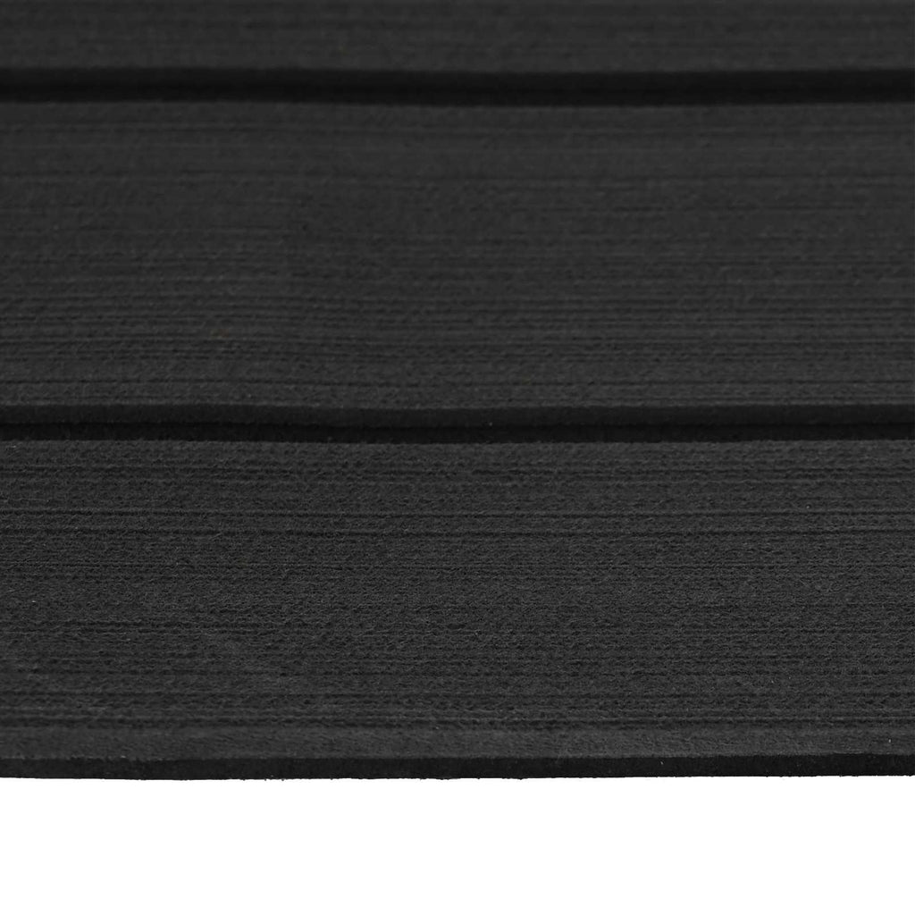 vidaXL Mata Łodziowa Paski Ciemnoszary i czarny 240 x 90 cm EVA
