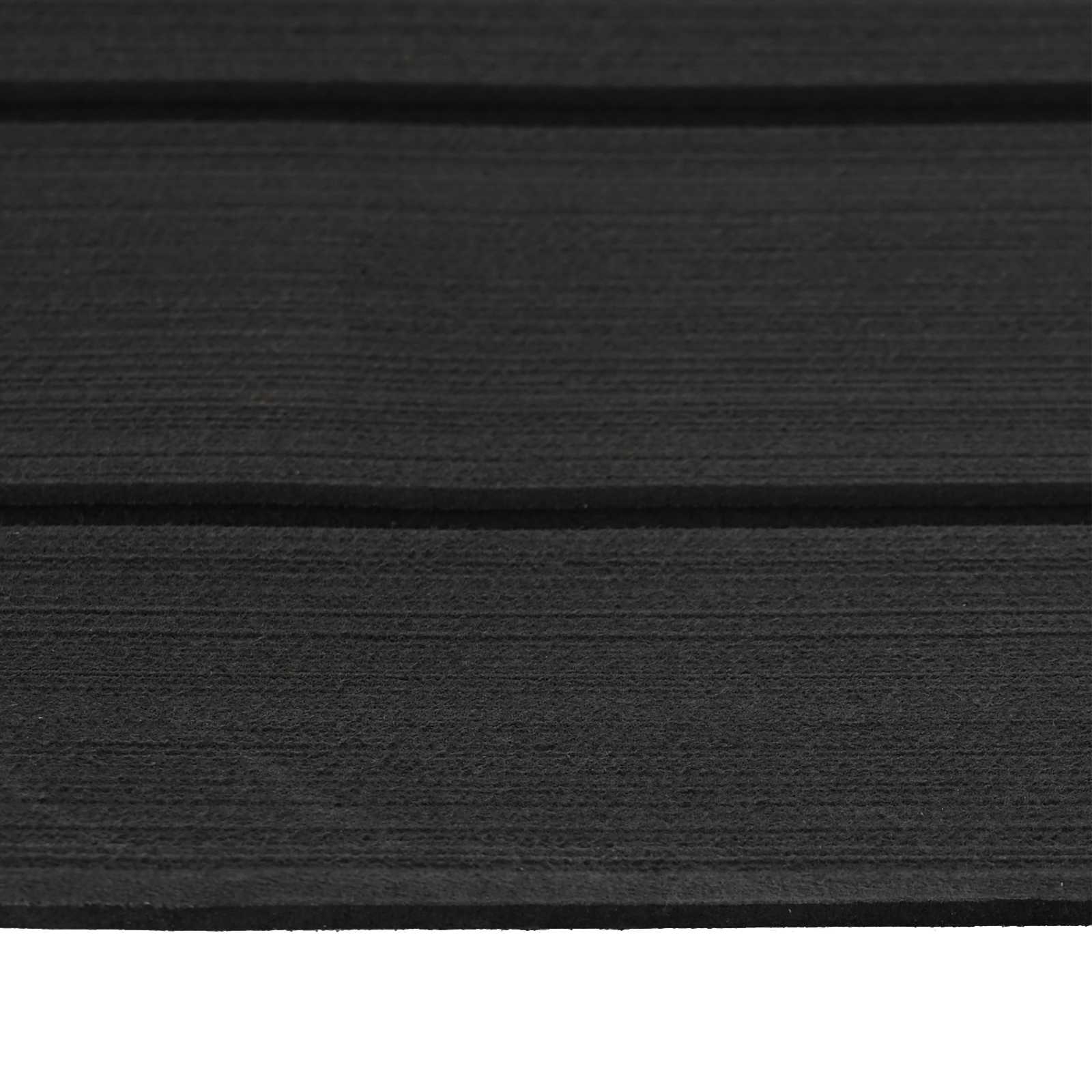 vidaXL Mata Łodziowa Paski Ciemnoszary i czarny 240 x 90 cm EVA