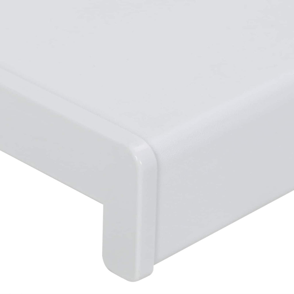 vidaXL Parapet okienny Biały 80 x 20 x 4,5 cm PVC