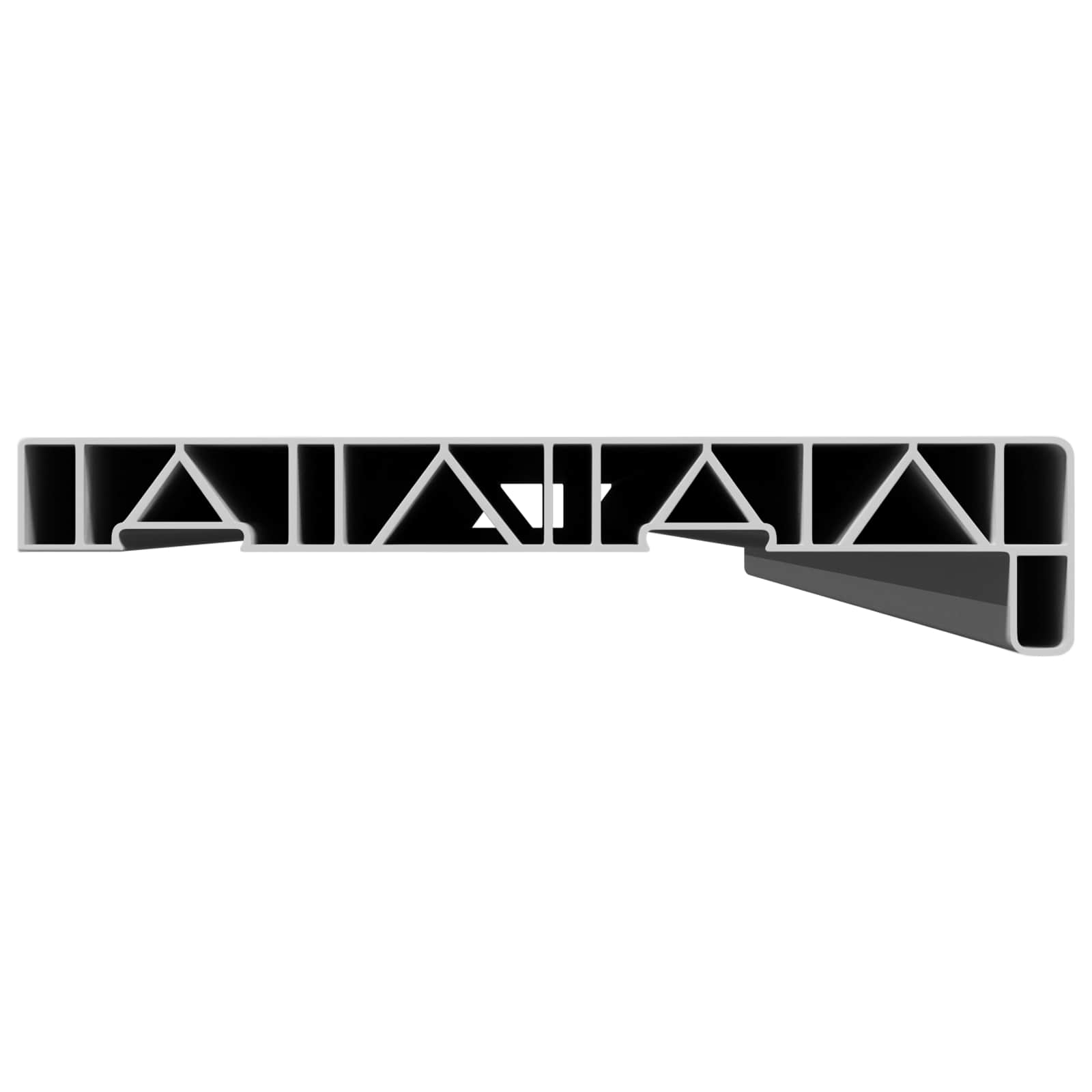 vidaXL Parapet okienny Biały 140 x 25 x 4,5 cm PVC
