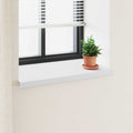 vidaXL Parapet okienny Biały 60 x 50 x 4,5 cm PVC