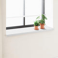 vidaXL Parapet okienny Biały 120 x 50 x 4,5 cm PVC