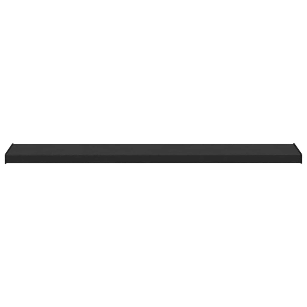 vidaXL Parapet okienny Czarny z rysunkiem drewna 160 x 30 x 4,5 cm PVC