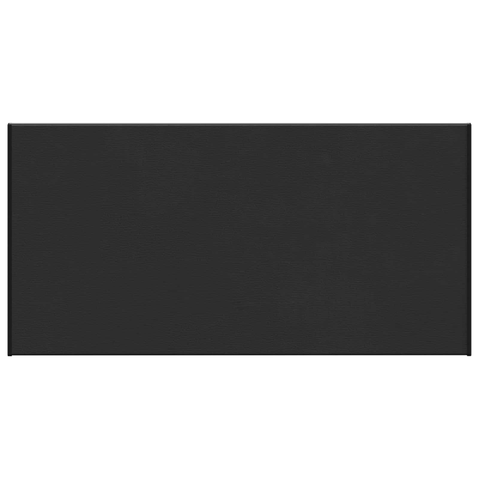 vidaXL Parapet okienny Czarny z rysunkiem drewna 80 x 40 x 4,5 cm PVC
