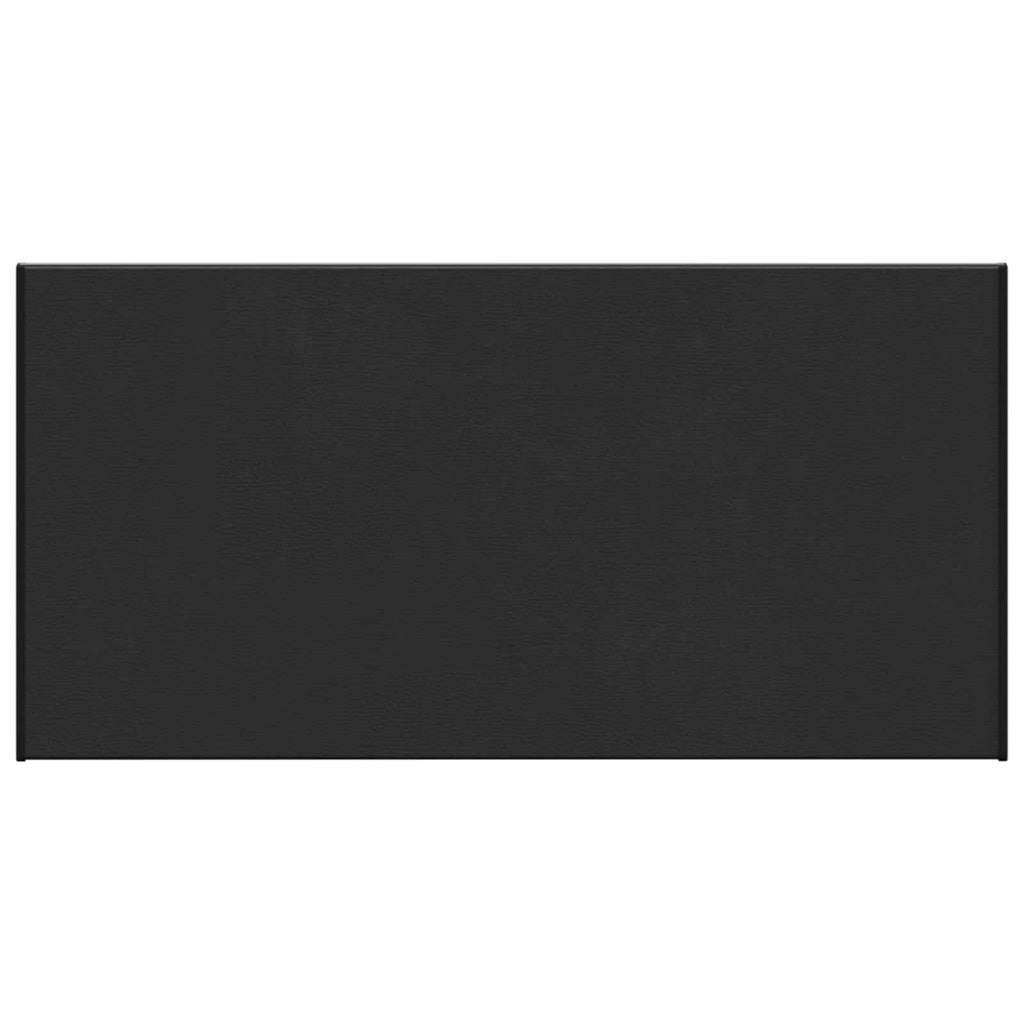vidaXL Parapet okienny Czarny z rysunkiem drewna 60 x 45 x 4,5 cm PVC
