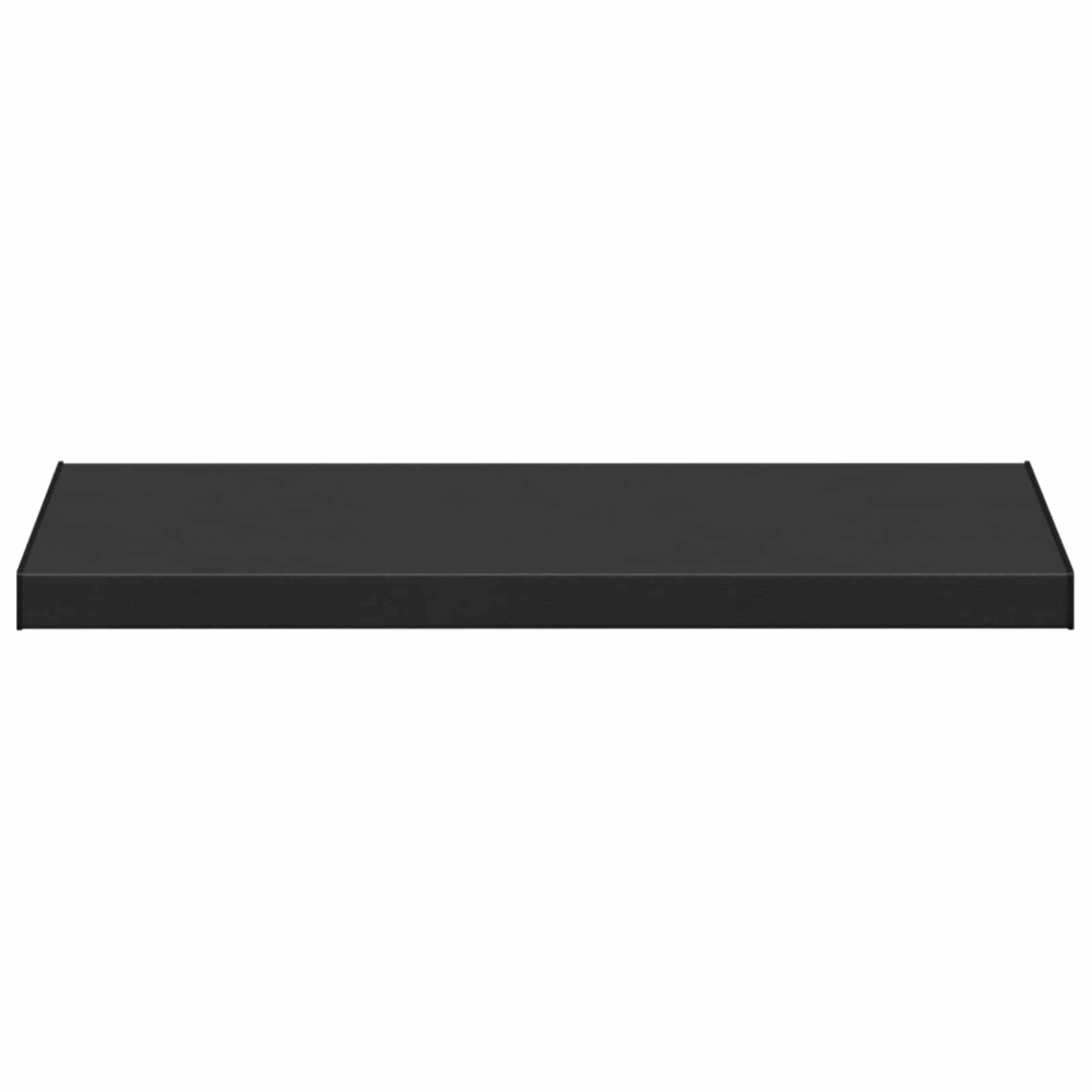 vidaXL Parapet okienny Czarny z rysunkiem drewna 60 x 50 x 4,5 cm PVC
