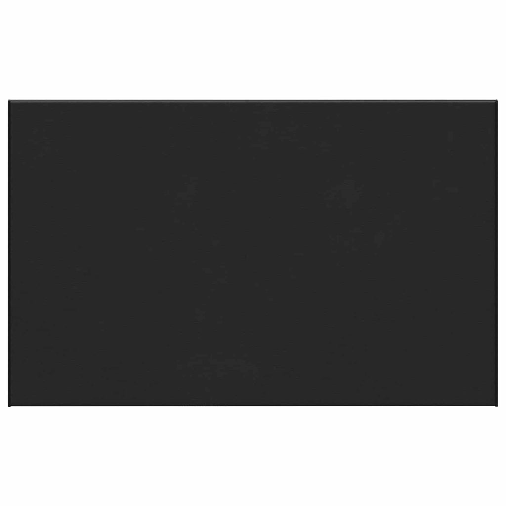 vidaXL Parapet okienny Czarny z rysunkiem drewna 60 x 50 x 4,5 cm PVC