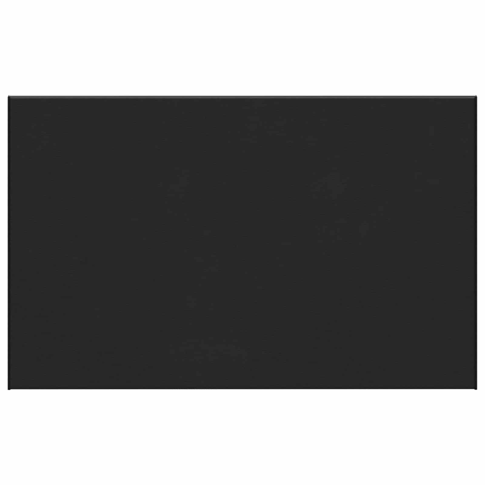 vidaXL Parapet okienny Czarny z rysunkiem drewna 100 x 50 x 4,5 cm PVC
