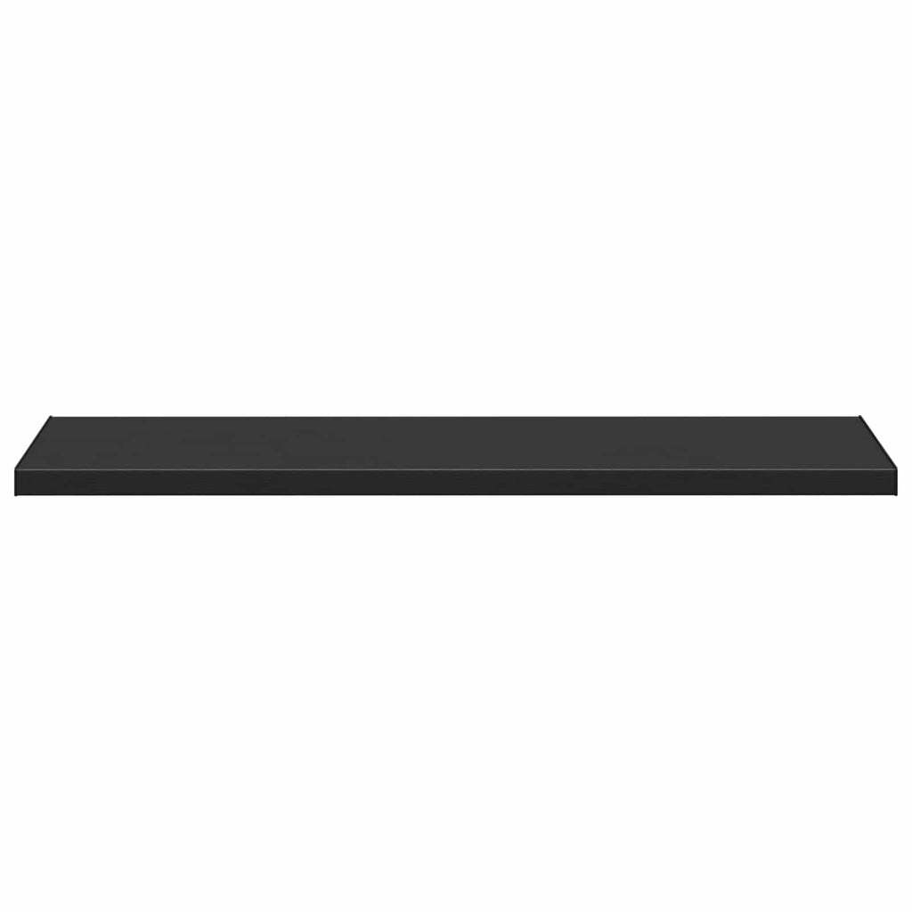 vidaXL Parapet okienny Czarny z rysunkiem drewna 140 x 50 x 4,5 cm PVC