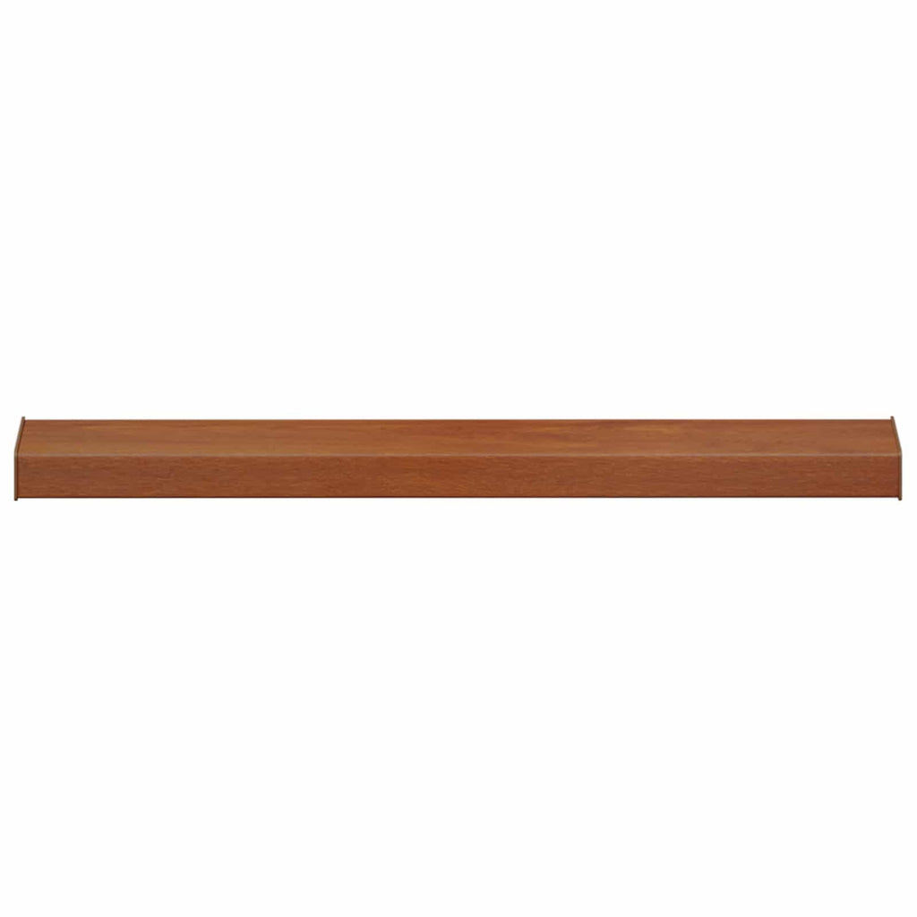 vidaXL Parapet okienny Brązowe drewno 80 x 10 x 4,5 cm PVC