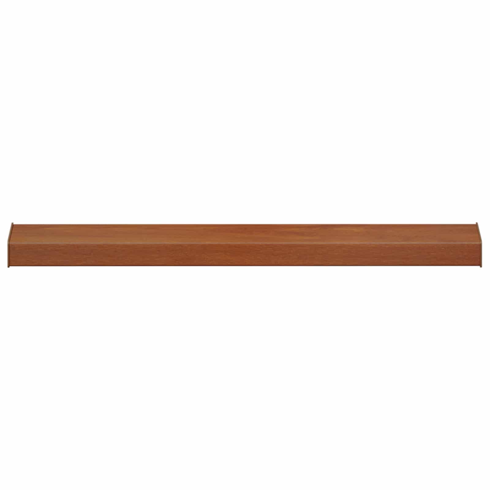 vidaXL Parapet okienny Brązowe drewno 60 x 15 x 4,5 cm PVC