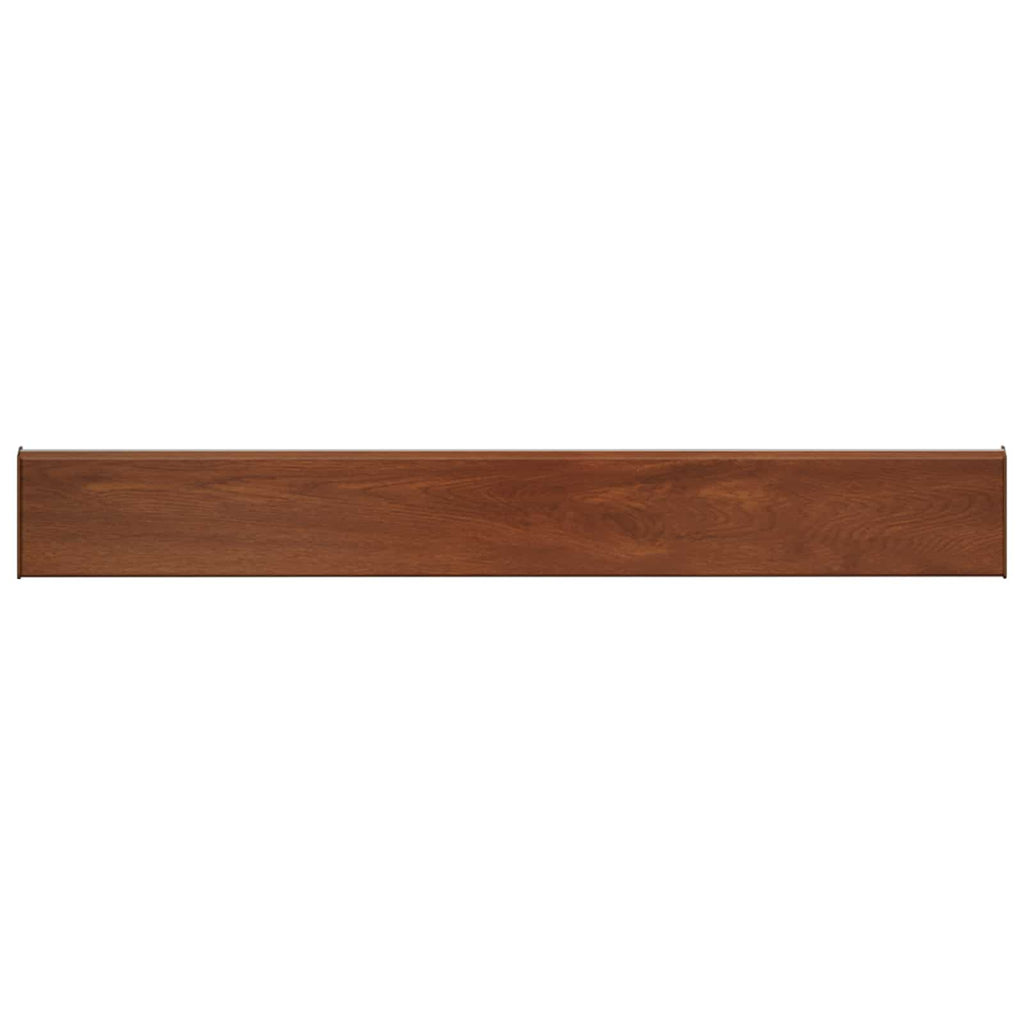 vidaXL Parapet okienny Brązowe drewno 60 x 15 x 4,5 cm PVC
