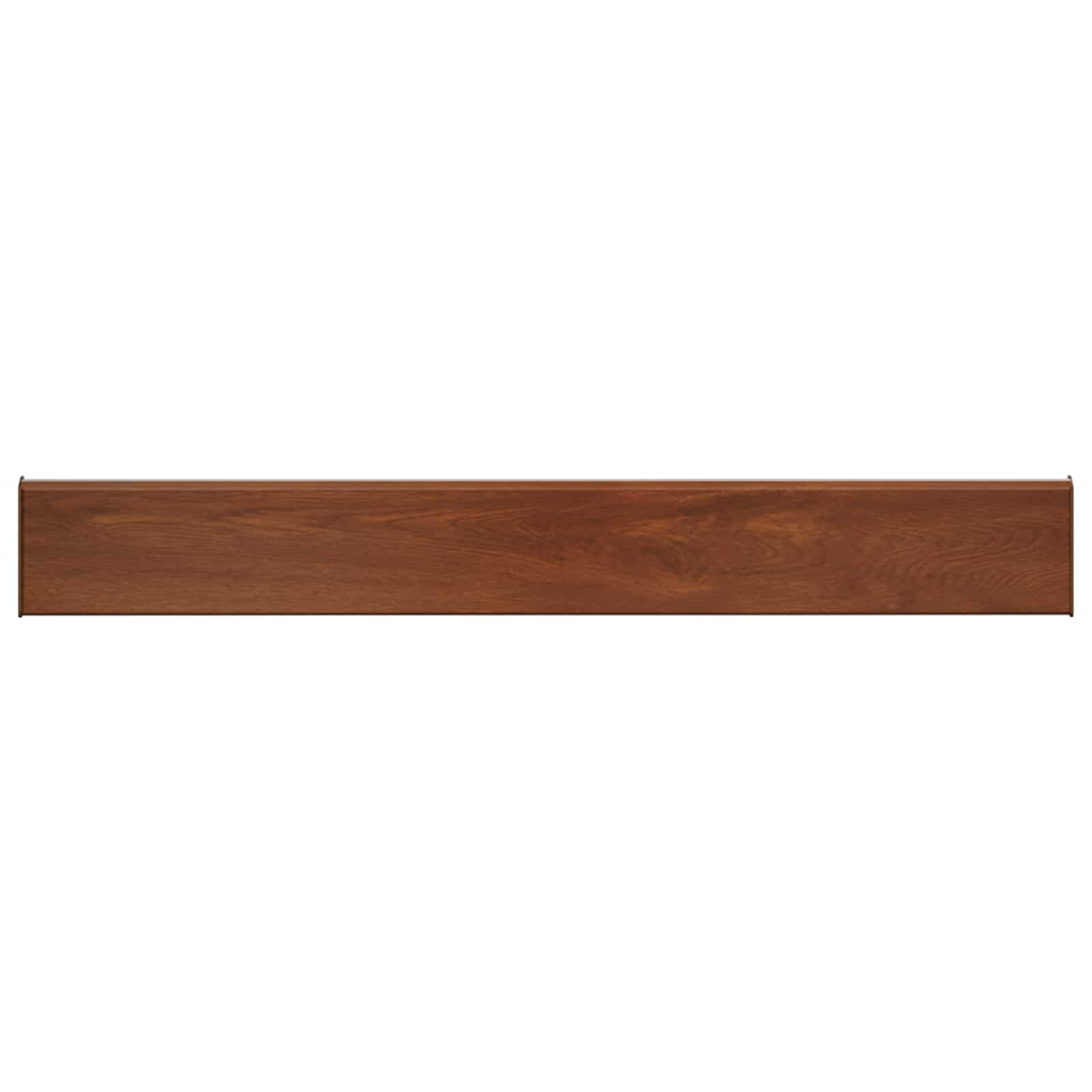 vidaXL Parapet okienny Brązowe drewno 80 x 15 x 4,5 cm PVC