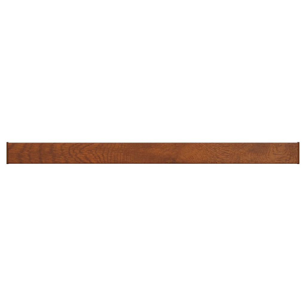 vidaXL Parapet okienny Brązowe drewno 120 x 15 x 4,5 cm PVC