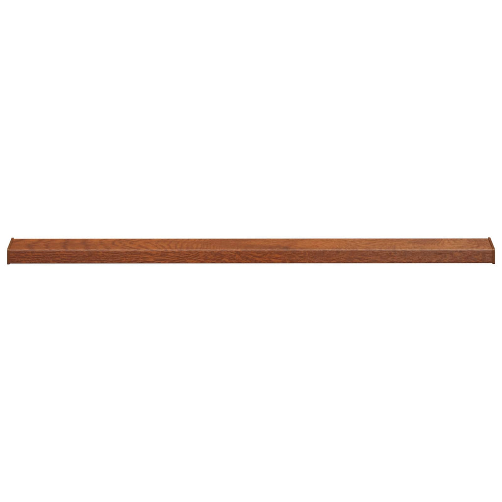 vidaXL Parapet okienny Brązowe drewno 140 x 15 x 4,5 cm PVC