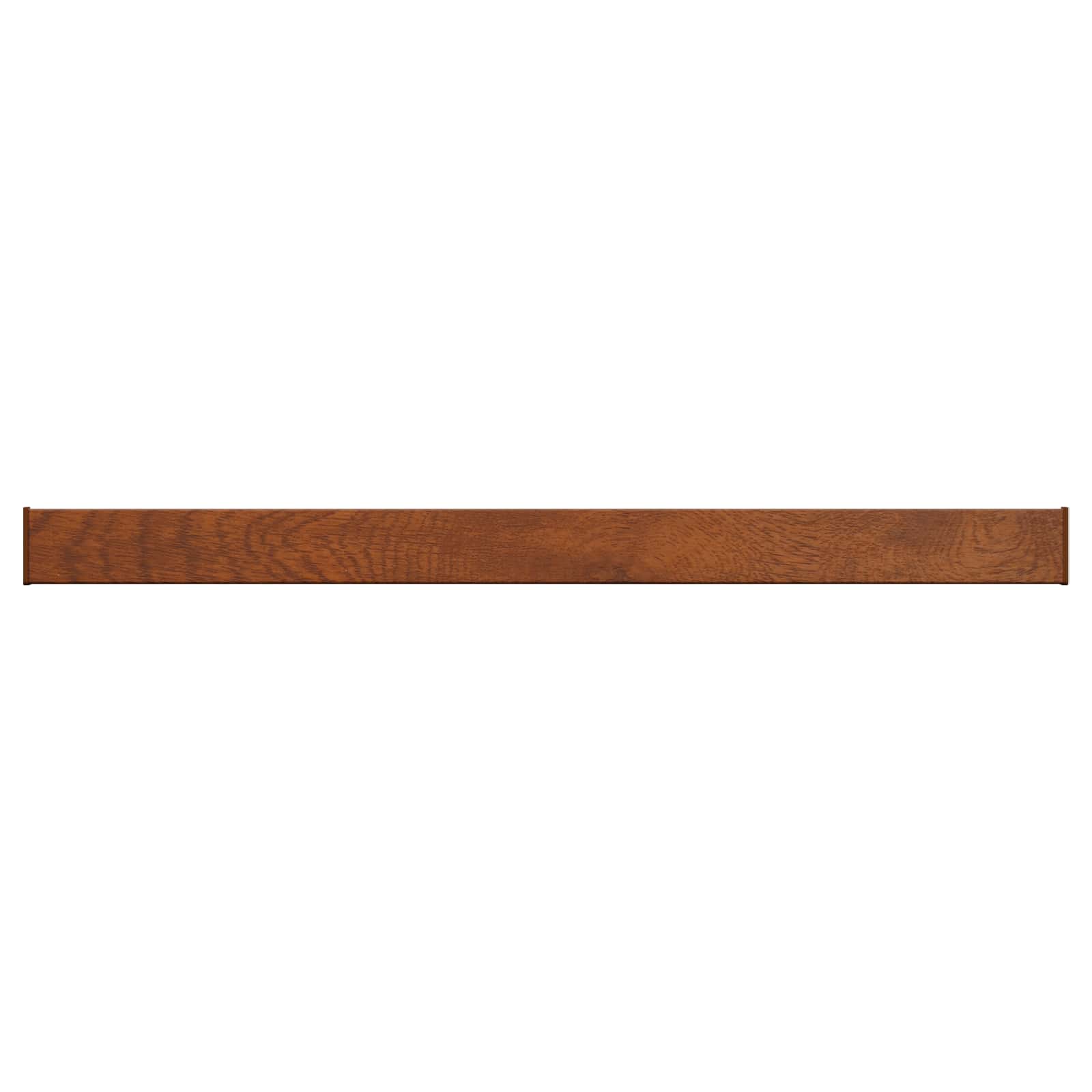 vidaXL Parapet okienny Brązowe drewno 140 x 15 x 4,5 cm PVC