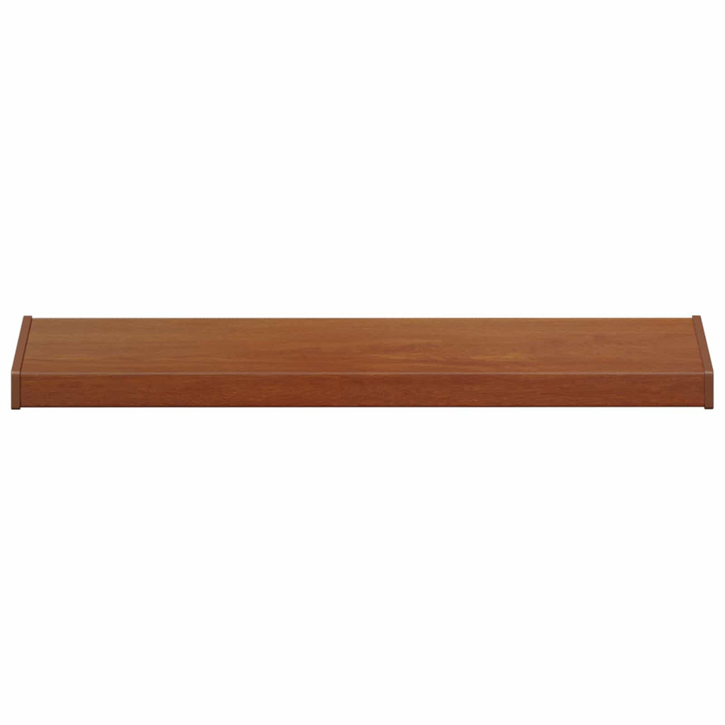 vidaXL Parapet okienny Brązowe drewno 80 x 20 x 4,5 cm PVC