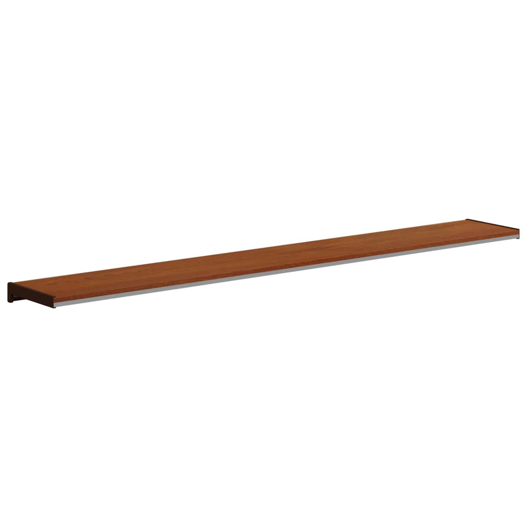 vidaXL Parapet okienny Brązowe drewno 140 x 20 x 4,5 cm PVC