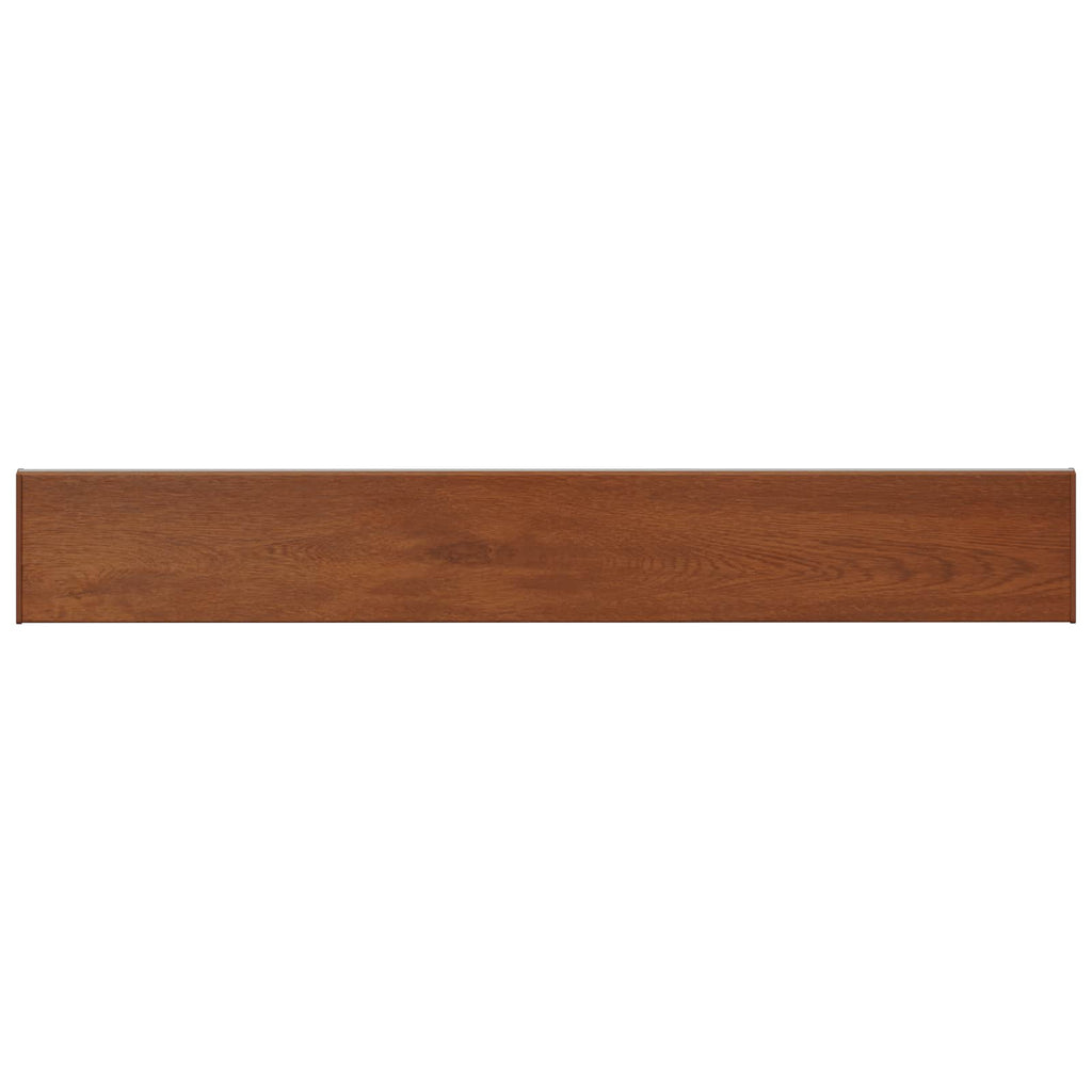 vidaXL Parapet okienny Brązowe drewno 140 x 20 x 4,5 cm PVC