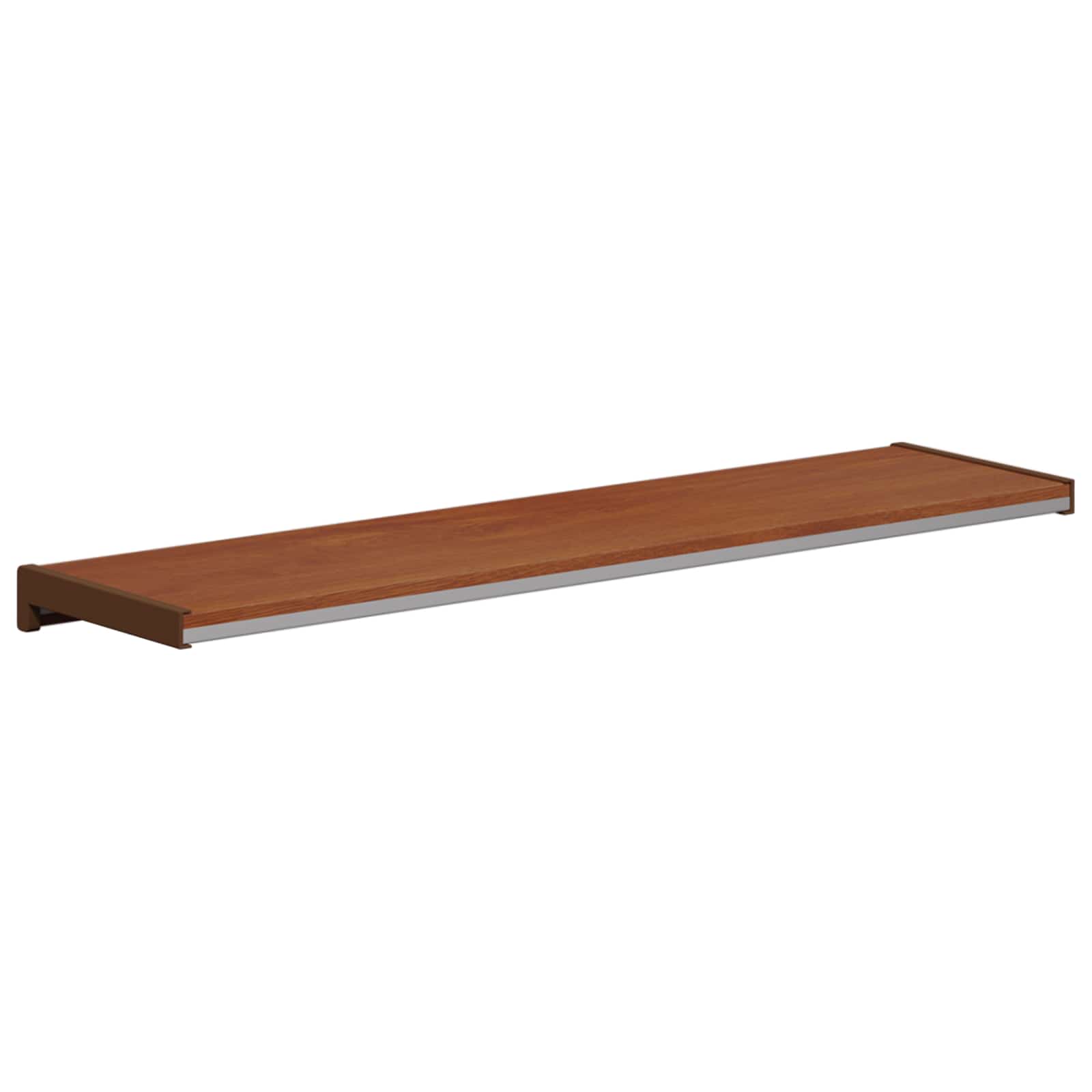 vidaXL Parapet okienny Brązowe drewno 80 x 25 x 4,5 cm PVC