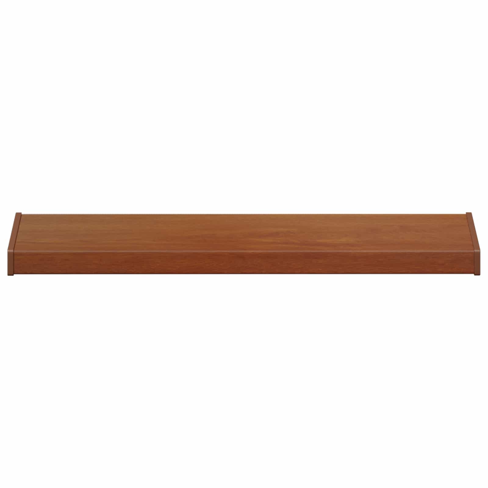 vidaXL Parapet okienny Brązowe drewno 80 x 25 x 4,5 cm PVC