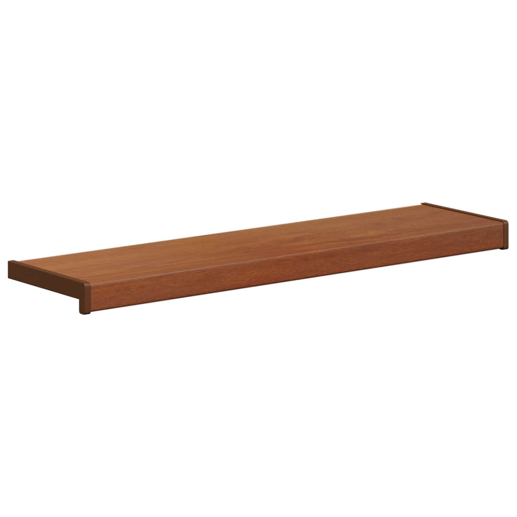 vidaXL Parapet okienny Brązowe drewno 100 x 25 x 4,5 cm PVC