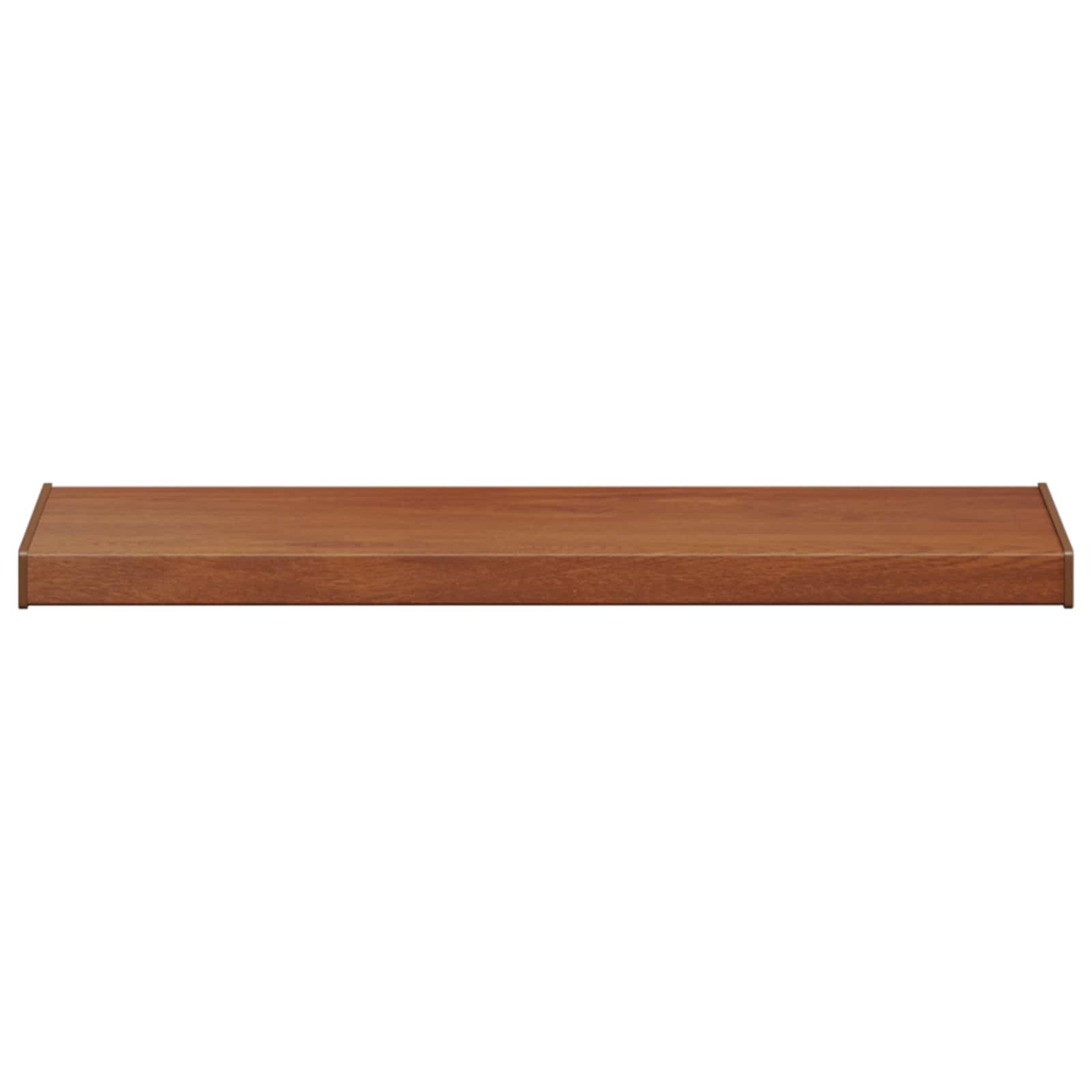 vidaXL Parapet okienny Brązowe drewno 100 x 30 x 4,5 cm PVC