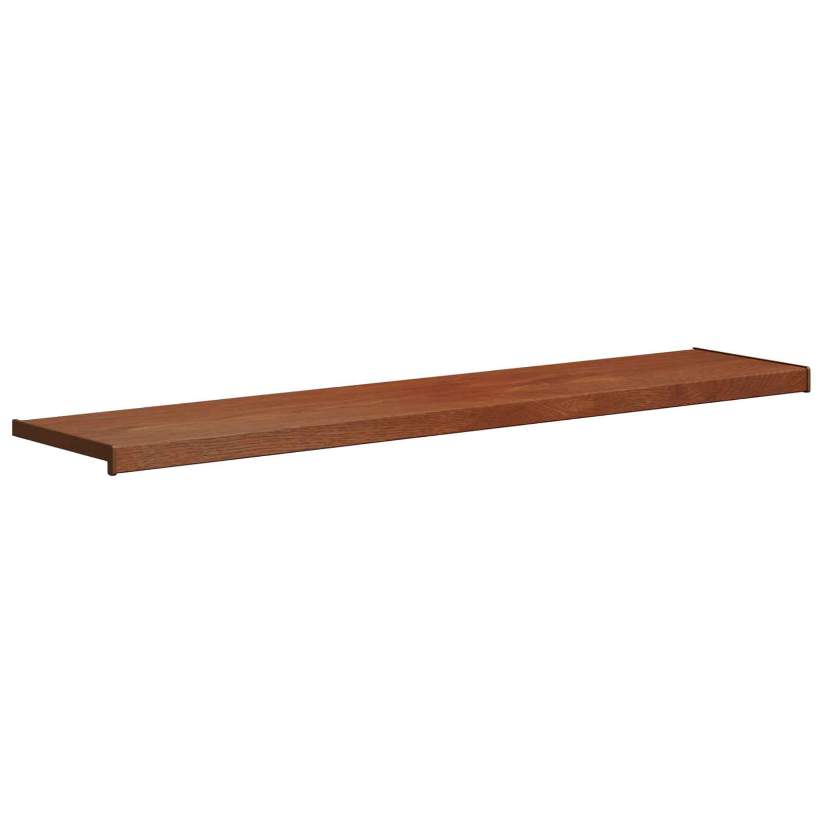 vidaXL Parapet okienny Brązowe drewno 160 x 30 x 4,5 cm PVC