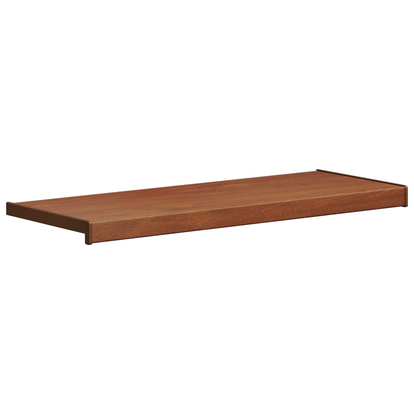 vidaXL Parapet okienny Brązowe drewno 100 x 35 x 4,5 cm PVC