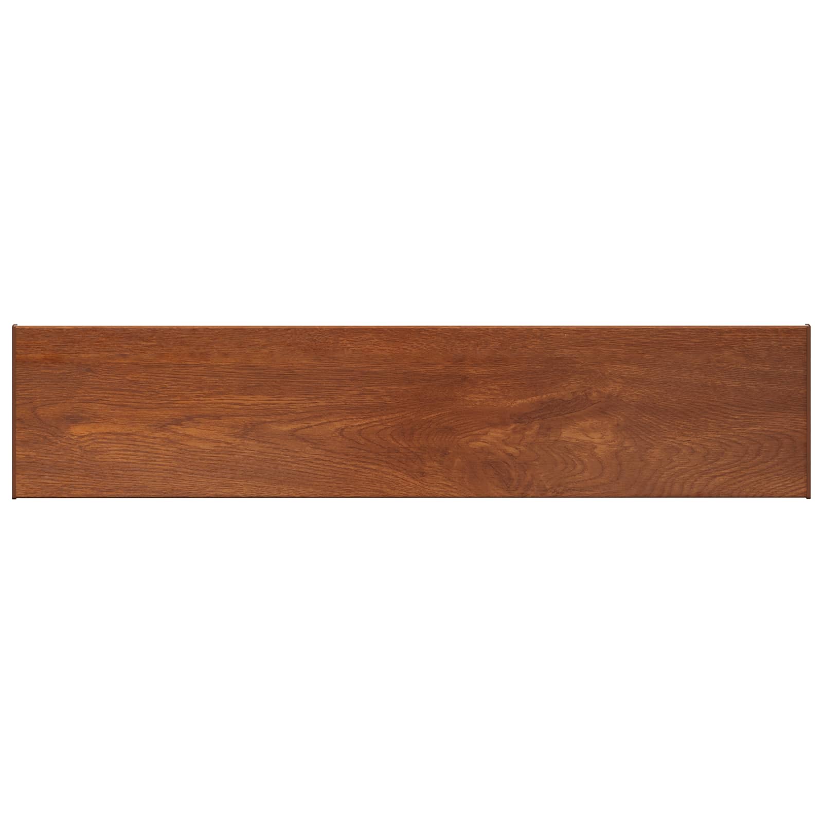 vidaXL Parapet okienny Brązowe drewno 140 x 35 x 4,5 cm PVC