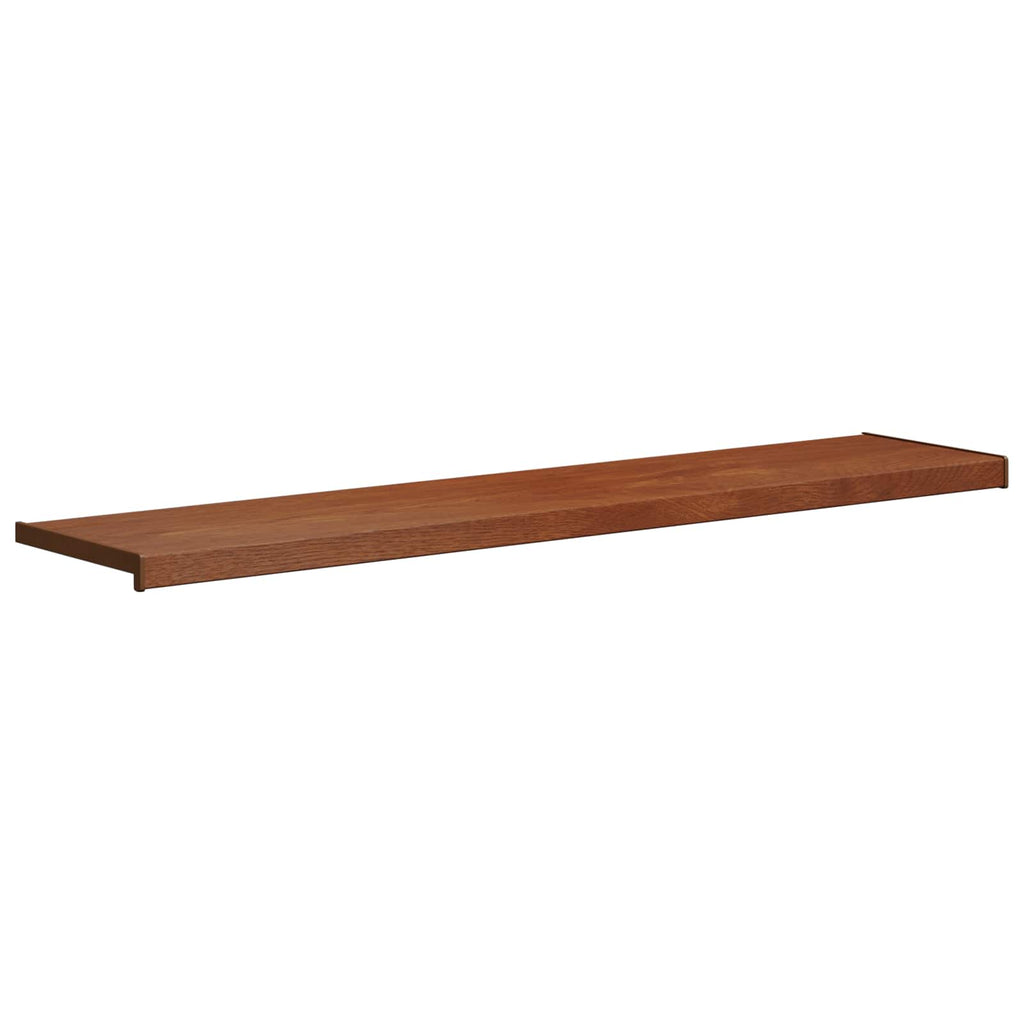 vidaXL Parapet okienny Brązowe drewno 160 x 35 x 4,5 cm PVC