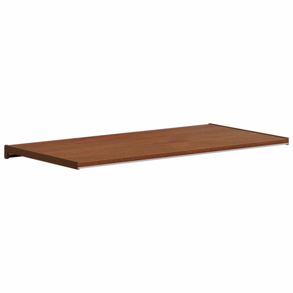 vidaXL Parapet okienny Brązowe drewno 60 x 45 x 4,5 cm PVC
