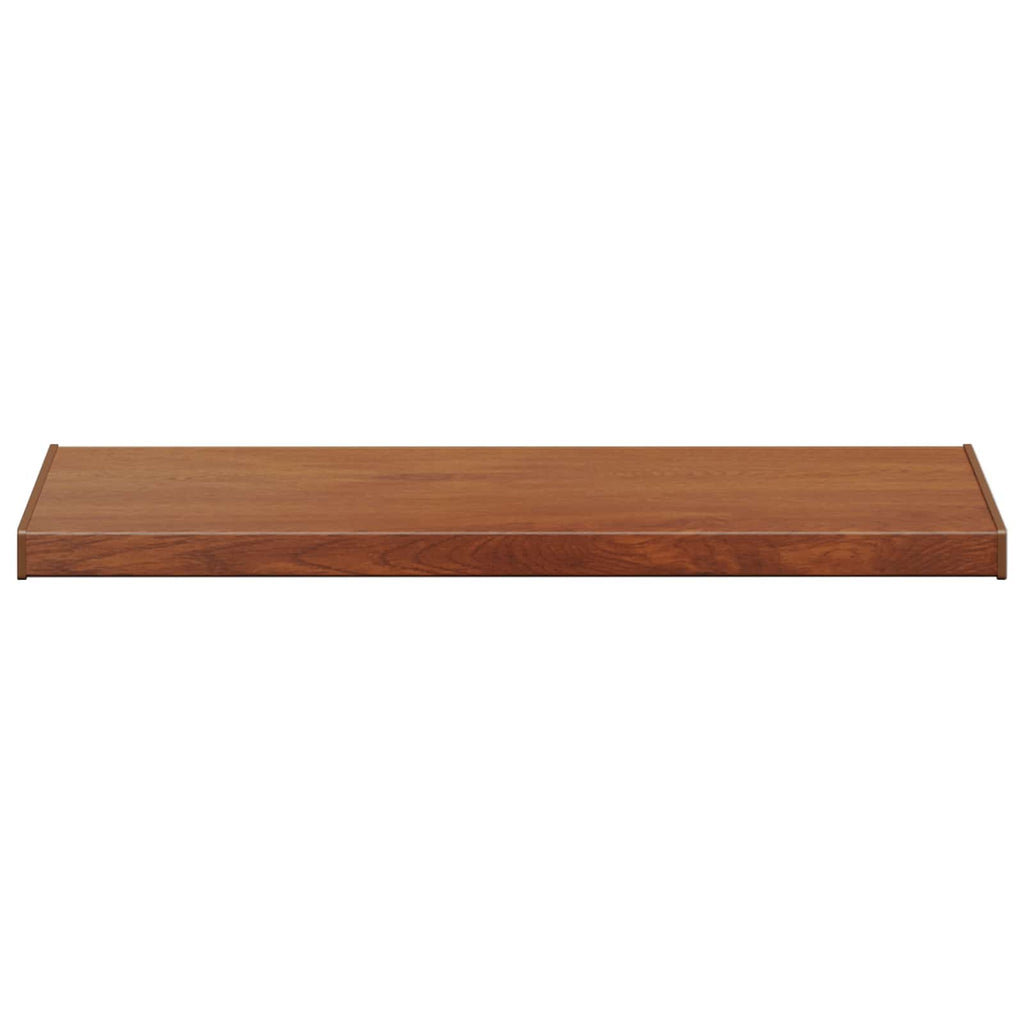 vidaXL Parapet okienny Brązowe drewno 80 x 45 x 4,5 cm PVC