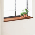 vidaXL Parapet okienny Brązowe drewno 120 x 45 x 4,5 cm PVC